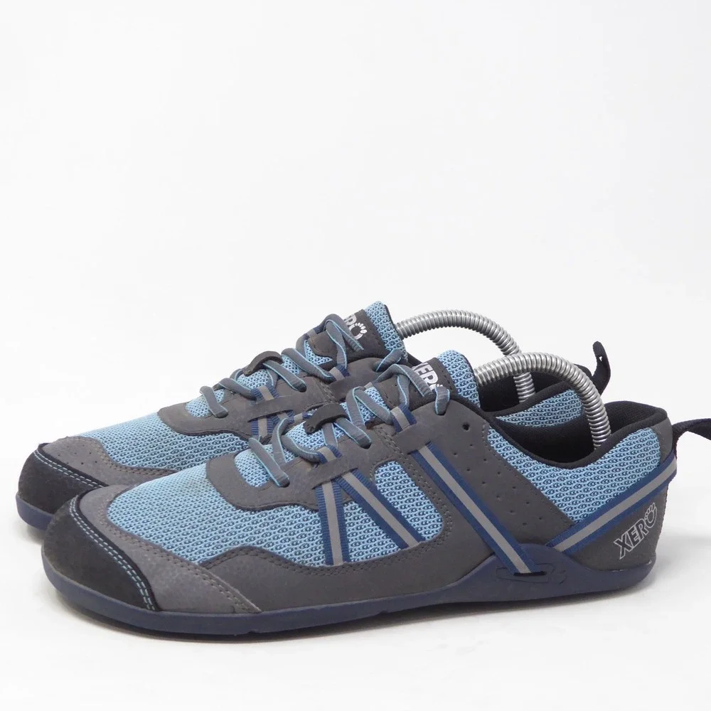 Xero Shoes Womens Prio Running Shoes Blue Grey Barefoot Minimalist 10